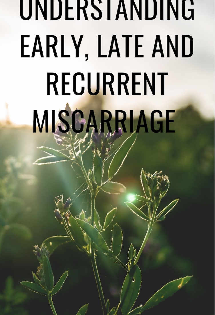 Understanding Early, Late and Recurrent Miscarriage